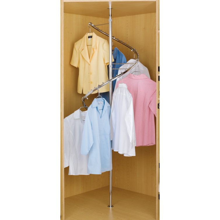 Rev A Shelf Spiral Clothes Hanging System for Custom Closet Systems